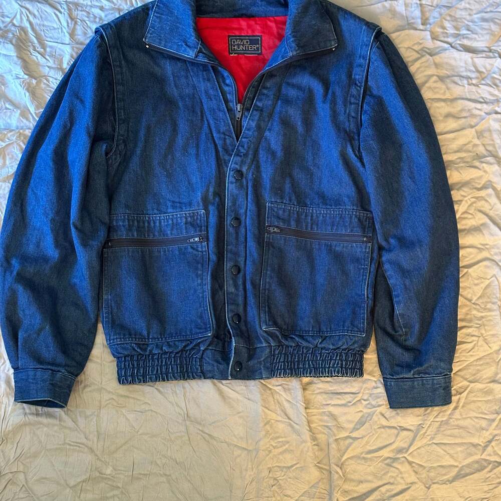 Vintage David Hunter Denim Barn Chore Coat